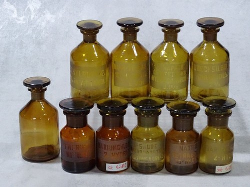 10x apothekerfläschchen - 10x,