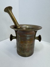 Vintage massiver Messing antik