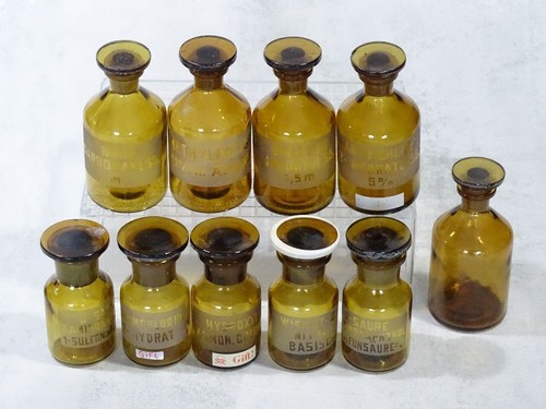 10x apothekerfläschchen - 10x,