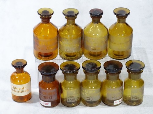 10x apothekerfläschchen - 10x,
