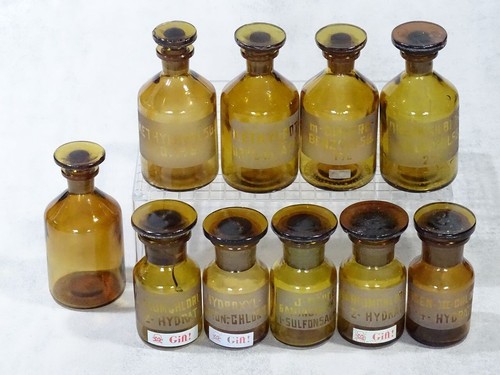 10x apothekerfläschchen - 10x,