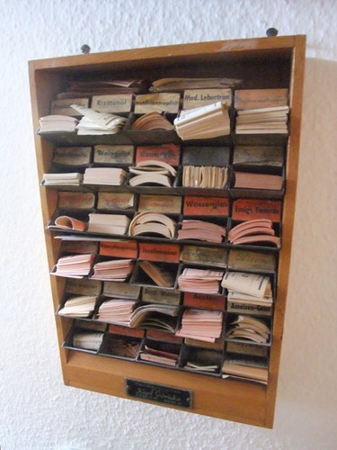 Apotheker schrank hänge - apotheker,